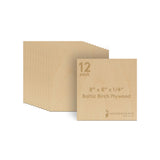 6 mm Baltic Birch Plywood 1/4 x 8 x 8 Inch, Box of 12 B/BB Grade Craft Wood, Stronger Than Basswood Sheets, for Laser, CNC Cutti