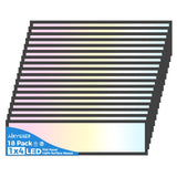 AIKVSXER 18 Pack 1x4 LED Flat Panel Light Surface Mount LED Ceiling Light, 5500LM 50W TRIAC 10-100% Dimmable, 3000/4000/5000k AC
