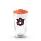 Tervis Made in USA Double Walled Auburn Tigers Insulated Tumbler Cup Keeps Drinks Cold & Hot, 16oz, Emblem