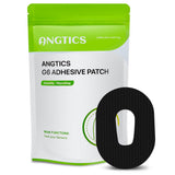 ANGTICS Dexcom G6 Adhesive Patches Waterproof, 30 Pack Black Overpatch for Dexcom G6, Premium Transparent G6 Overlay Patches, Hy