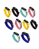 Zovuta Digital Dial Waterproof Stylish & Fashionable Wrist Smart Watch Led Band For Kids, Colorful Cartoon For Boys & Girls - Ra