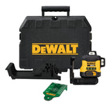 DEWALT 20V MAX Laser Level, Cross Line Laser, 3X360, Green, Bare Tool Only (DCLE34031B)