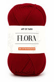Art of Yarn 100% Cotton Mercerized Yarn Fine, Soft, Fino 2 for Crochet, Knitting, Baby Blankets, and Crafts 50g (1.76 oz), 169m