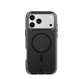 Tech21 EvoCheck Case for iPhone 17 Pro Max - Smokey/Black | Slim Protective Case | Impact Protection | MagSafe Compatible