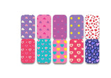 woopme Set of 5 Colorful Love Hearts Magnetic Bookmark Book Lovers Readers Students Gift Magnetic Page Clips Folding