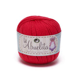 La Abuelita 100% Cotton Yarn (50grams) Ideal for Amigurumi 40 Red