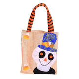 XOXOX Halloween Storage Bag Tote Pouch Sack Candy Gift Bag Handbag Skull