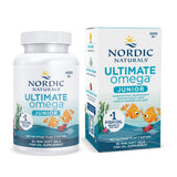 Nordic Naturals Ultimate Omega Jr., Strawberry - 90 Mini Soft Gels - 680 Total Omega-3s with EPA & DHA - Brain Health, Mood, Lea