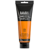 Liquitex BASICS Acrylic Paint, 250ml (8.5oz) Tube, Cadmium Orange Hue