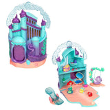 DISNEY STORE Official Ariel Palace Micro Play Set, Micro Toy Set Includes Ariel, Flounder and Sebastian Micro Figures, Travel To