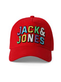 Jack & Jones Boys Cotton Junior Red Baseball Cap, 13 Years14 Years