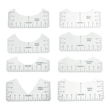 Ecomistiq 8X T Shirt Ruler Guide Alignment Tool T Shirts Hot Press Women Transparent | Other Scrapbooking Tools | Scrapbooking T