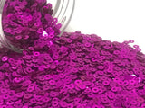 The Design Cart 4 mm Pink Circular Plastic Sequins Sitara for Embroidery, Embellishing Handbags, Apparels, Art Craft DIY Kit Pac