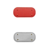 Zoomella 2X Pu Leather Diy Bag Bottom Mats Pad Insert Base Replacement Purse Making