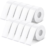 Gersoniel 1600 Pcs Label Tapes Compatible with D30 Label Printer Laminated Labeling Stickers Thermal Labels for Home Office, Whi