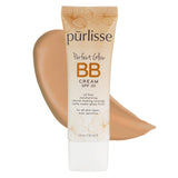 purlisse Perfect Glow BB Cream with SPF 30 - Matte Meets Dewy Finish - Enriched with Goji & Hawthorn Berry to Help Improve Skin