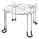 QWORK Stainless Steel Stand for Water Filter System, 7-Inch Height, 10-Inch Base Diameter