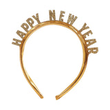 Enakshi New Year Headband Party Hair Hoop Glitter Letter Hairband For Xmas Costume Happy New Year|Clothing, Shoes & Accessories