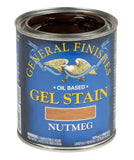 General Finishes Oil Base Gel Stain, 1 Pint, Nutmeg