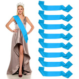 YELARXI Satin Sash, Blank Sash, Pageant Ribbon - Fitting for (Beauty Pageant - Party - Wedding - Birthday - DIY Decorations) 8 P