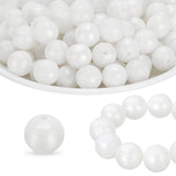 HARFINGTON 180Pcs Silicone Beads 9mm Round Rubber Focal Beads Bulk for Pens Keychain Bracelet Necklace DIY Crafts Making, Pearle
