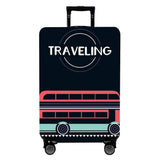 WUJIAONIAO Travel Luggage Cover Baggage Suitcase Cover Protector Skins 18-32 Inch (TRAVELING, XL (for 29-32 inch luggage))
