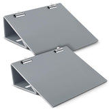 Nuanchu 2 Pcs Folding Slant Board for Writing 14 x 12 Inch Large Slanted Clipboard Adjustable Tilted Writing Board Sloped Surfac