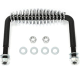 HECASA Steel Spring Handle with Mounting Bracket 5 BBQ Grill Wood Furnace Stove Smoker Heavy Duty