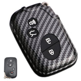 Horande ABS Carbon Fibre Protector Key Fob Cover Case fit for Lexus ES350 GS300 GS350 GS430 GS450h ISC IS250 IS350 LS460 LS600h