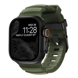 NOMAD Sport Band Rocky Point Forest for Apple Watch- 46/49mm Rugged Apple Watch Band with Black Titanium Hardware Adventurous fo