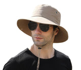 Clothera Upf 50+ Boonie Bucket Foldable Uv Protection Hiking Beach Fishing Summer Safari Sun Hat For Men And Women Multicolour