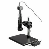 AmScope H800-5M Digital Monocular Inspection Microscope, 0.7X-5.0X Zoom Objective, 11X-80X Magnification, 4-1/8 Working Distance
