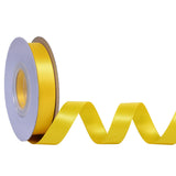 Ribest Yellow Double Faced Satin Ribbon, 5/8 Inch 25 Yard Ribbon for Crafts Gift Wrapping Hair Bows Wedding Party Decoration Bou