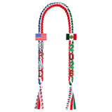 JZWPOOM Mexican Graduation Leis 2026,Class of 2026 Graduation Ribbon with Pin,DIY-Double Handmade Congrats Her Graduations Lei G