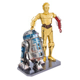 Fascinations Metal Earth Star Wars R2D2 and C3PO 3D Metal Model Kit Box Set, 14 Jahre to 99 Jahre