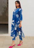 Gosriki Women'S Rayon Blend Straight Printed Kurta With Pant (Anaar-Blue-Gs_L_Blue_Large),Blue,,B0D4DNVPXR