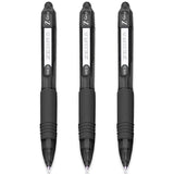 Zebra Z-Grip Smooth Mini Retractable Ballpoint Pens - 1.0mm - Black - Pack of 3