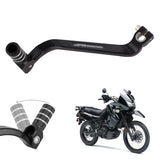 JFG Racing Motorcycle Gear Shifter Lever Extended 10mm Folding Tip CNC for KLR 650 KLR650 1987-2018 Black
