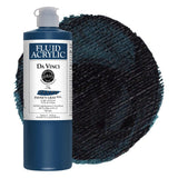 DA VINCI PAINTS Professional Artist Fluid Acrylic Paint, Payne's Gray, 16oz