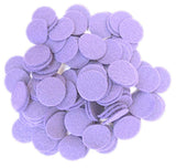 Playfully Ever After Lavender Craft Felt Circles (1.5 Inch 94pc)