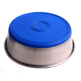 Heavy Non-Skid Stainless Steel Dog Bowls Pack by Max and Neo