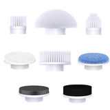 Replaceable Brush Heads - Scrubber Brush for Bathroom, Kitchen, Tile Grout, Bathtub, Shower, Sink, Toilet & Car Cleaning