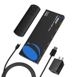 OREI 4K HDMI Switch 5 in 1 Out - HDMI Switch with Remote 4K@60hz with HDR, Dolby, DTS & 3D - 18Gbps Switcher - for PS5/4, Xbox,