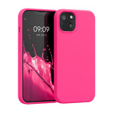 kwmobile Case Compatible with Apple iPhone 13 Case - TPU Silicone Phone Cover with Soft Finish - Pomegranate Red