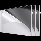 Roowest 3 Pcs 24 x 36 1/4 Inch Thick Clear Acrylic Plexiglass Sheets Plastic Panels Sheets Cut to Size Cast Acrylic Board Pa