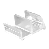 SlideCo 193074 Tub and Shower Enclosure Bottom Guide, Clear Plastic, Sterling (Single Pack)