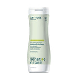 ATTITUDE Hair Shampoo for Sensitive Dry Scalp, EWG Verified, Soothing Oat, Dry and Damaged Hair, Naturally Derived Ingredients,