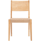 Powell Cadence Dining Chair - Modern, Natural, Solid Wood, Foam Seat - Set of 2
