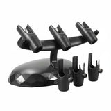 Enakshi Stable Tabletop Placement 3Slot Airbrush Holder SpaceSaving Airbrush Storage Rack Universal Fit Art Supply Sturdy Fabr