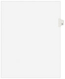 Avery Legal Dividers, Premium Individual Tab Titles, Letter Size, Side Tabs, G, Pack of 25 (01407)